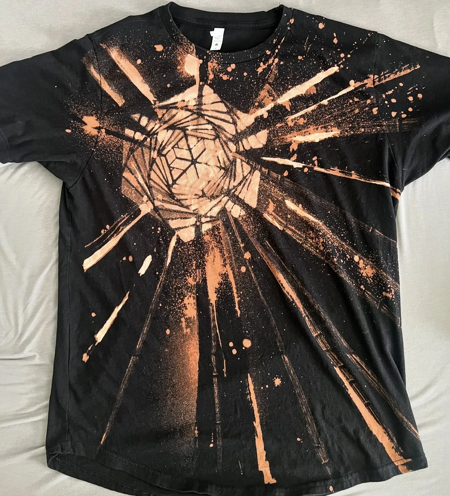 Bleached geometric one-of-one